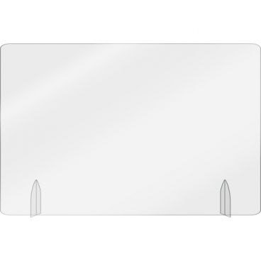 Aarco FPT2436PC Freestanding Polycarbonate Protective Shield, 24" X 36"