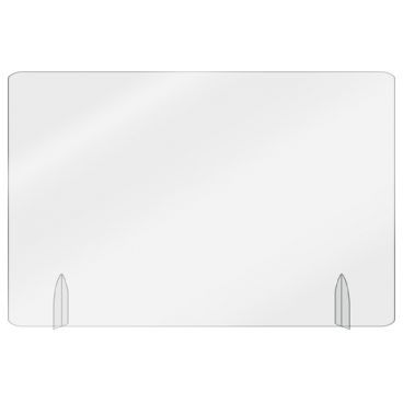 Aarco FPT2436PC Freestanding Polycarbonate Protective Shield, 24" X 36"