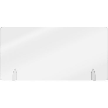 Aarco FPT2448PC Freestanding Polycarbonate Protective Shield, 24" X 48"