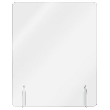 Aarco FPT3024 Freestanding Acrylic Protective Shield, 30" X 24"