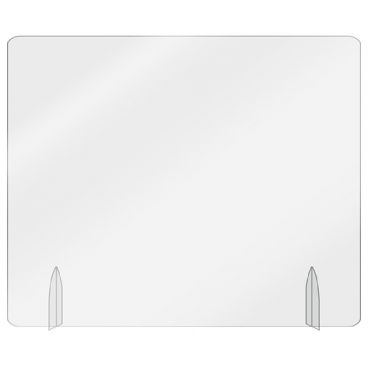 Aarco FPT3036 Freestanding Acrylic Protective Shield, 30" x 36"