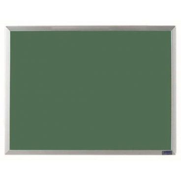 Aarco AC1824G 18" x 24" Green Economy Series Composition Chalkboard With Aluminum Frame And Full Length Chalk Tray