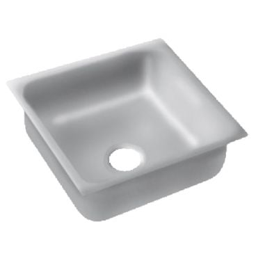 Advance Tabco 2424A-14A One Compartment Stainless Steel Undermount Sink Bowl With 24” x 24” x 14” Deep Bowl, Smart Series
