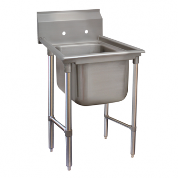 Advance Tabco 93-41-24 33” One Compartment Stainless Steel Regaline Sink - Standard 93 Series