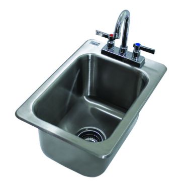 Advance Tabco DI-1-10 Stainless Steel Drop In Hand Sink - 10" Deep Bowl