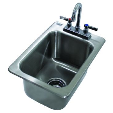 Advance Tabco DI-1-10 Stainless Steel Drop In Hand Sink - 10" Deep Bowl