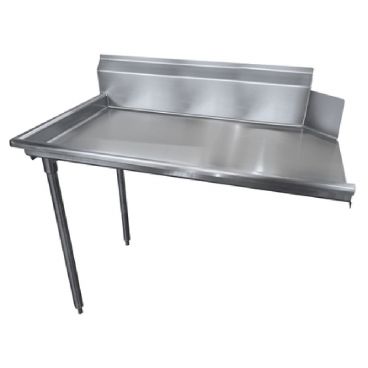 Advance Tabco DTC-S60-144L Straight Clean Stainless Steel Dishtable With 143" Left Side, Super Saver Series