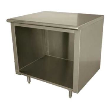 Advance Tabco EB-SS-244 48" Stainless Steel Cabinet Base Work Table