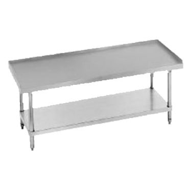 Advance Tabco ES-242 24" x 24" Stainless Steel Equipment Stand With Adjustable Stainless Steel Undershelf
