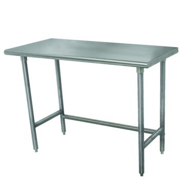 Advance Tabco TELAG-244-X Stainless Steel 48" x 24" Work Table w/ Galvanized Legs