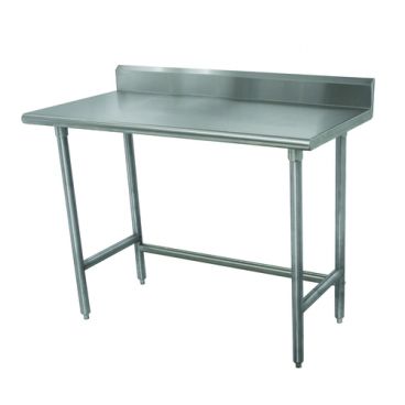 Advance Tabco TKSLAG-300-X Stainless Steel 30" x 30" Work Table w/ 5" Backsplash