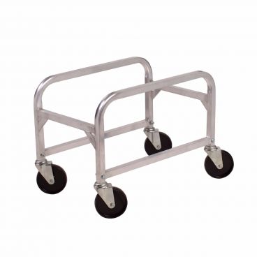 Winco ALBC-1 Aluminum Lug Box Cart - 1 Lug Capacity