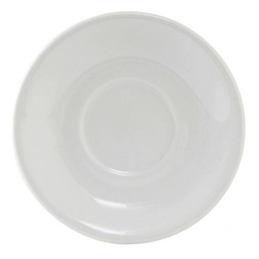 Tuxton ALE-050 Alaska And Colorado 5" Diameter Round Coupe Bright Porcelain White China Demitasse Saucer