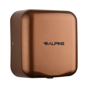 Alpine Industries 400-10-COP Hemlock Electric Hand Dryer with Automatic Sensor, Stainless Steel Coffee Finish, 1800 Watts