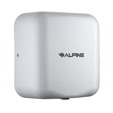Alpine Industries 400-10-WHI Hemlock Electric Hand Dryer with Automatic Sensor, Stainless Steel White Finish, 1800 Watts