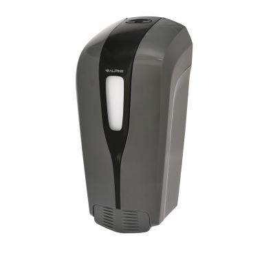 Alpine Industries 427-L-GRY Gray And Black Aspen 16 oz One-Hand Manual Valve ABS Plastic Liquid Soap Dispenser