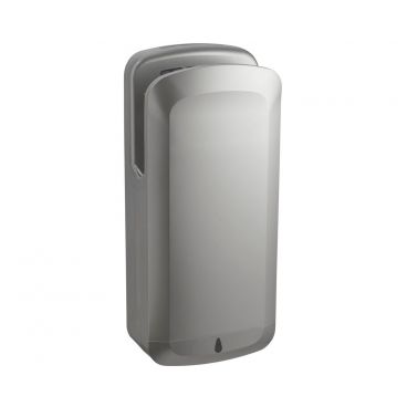 Alpine Industries ALP404-20-GRY Oak Series Surface Mount Electric Hand Dryer with Automatic Sensor, ABS Plastic Gray Finish, 1800 Watts, 220 Volt