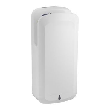 Alpine Industries ALP404-20-WHI Oak Series Surface Mount Electric Hand Dryer with Automatic Sensor, ABS Plastic White Finish, 1800 Watts, 220 Volt
