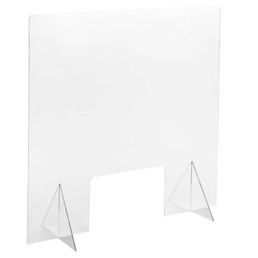 American Metalcraft PGSW40 Self-Standing Guard With Window, Acrylic, Clear, 40"W X 32"H