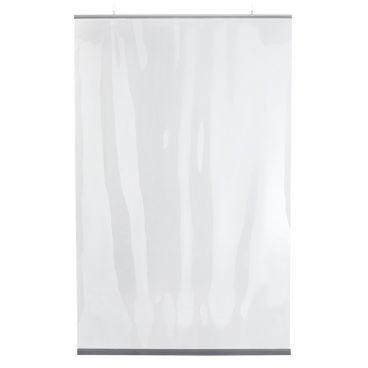 American Metalcraft RPC84 Restaurant Partition, Clear, PVC, 54"W X 84"H