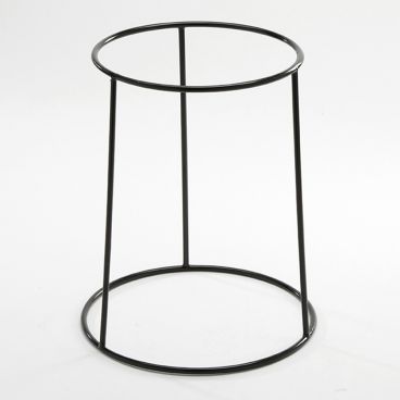 American Metalcraft RSR10 Steel Rubberized Stand, Round, Black, 8-3/8" Top Dia. X 9-7/8" Bottom Dia. X 11-3/4"H