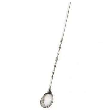 510P 10" Stainless Steel Twisted Handle Bar Spoon