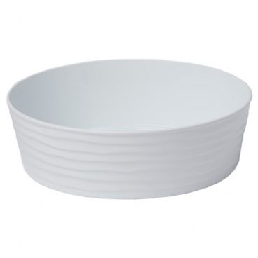 American Metalcraft B10W White Del Mar Collection 80 oz 10 Inch Diameter Round ABS Plastic Stackable Serving Bowl
