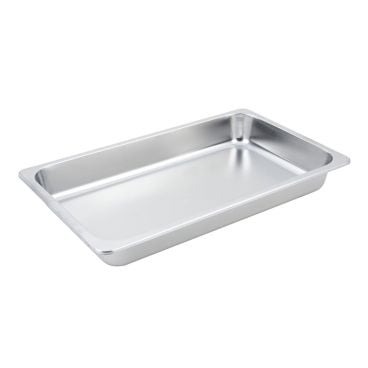 American Metalcraft CDFP33 Stainless Steel Rectangular Chafer Food Pan for Mesa Series Roll Top Chafers