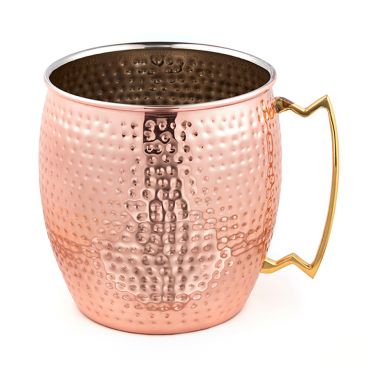 American Metalcraft CM192H 192 Oz Copper Jumbo Moscow Mule Mug  with Hammered Finish