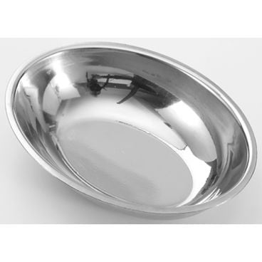 American Metalcraft D405 Silver 2 1/2 oz 3 7/8 Inch x 3 Inch Oval Stainless Steel Sauce Cup