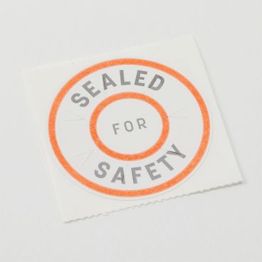 American Metalcraft DTSL2 2" Circular Safety Seal Labels