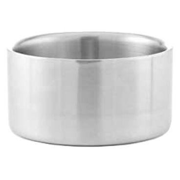 American Metalcraft DWB6 Silver 34 oz 6 Inch Diameter Round Satin Finish Stainless Steel Straight Sided Insulated Double-Wall Bowl