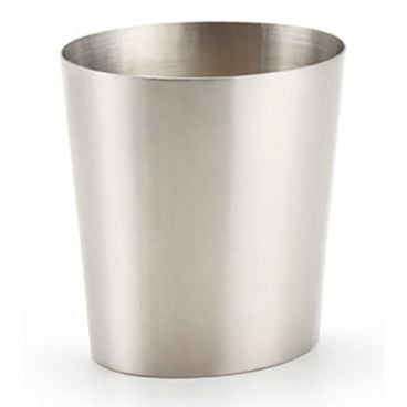 American Metalcraft FCS12 12 oz. Oval Satin Stainless Steel Fry Cup