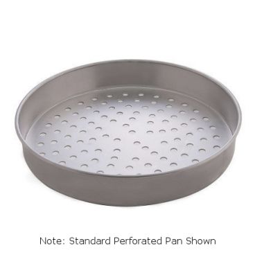 American Metalcraft HA4008-SP 8" x 1" Super Perforated Straight Sided Heavy Weight Aluminum Pizza Pan