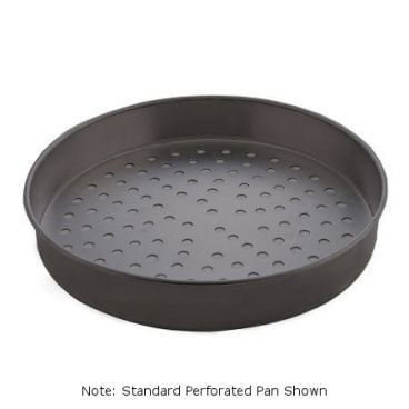 American Metalcraft HC4019-SP 19" x 1" Super Perforated Straight Sided Hard Coat Anodized Aluminum Pizza Pan