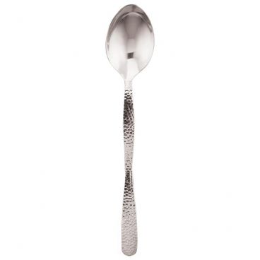 American Metalcraft HM12SOL Hammered Stainless Steel 12" Solid Buffet Ware Serving Spoon