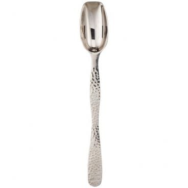 American Metalcraft HM9SPN Hammered Stainless Steel 9-1/2" Solid Buffet Ware Serving Spoon