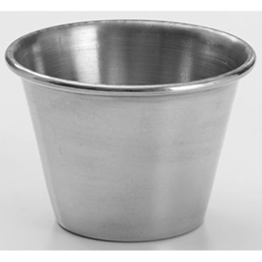 American Metalcraft MB1 Silver 2 1/2 oz 2 1/4 Inch Diameter Round Polished Finish Stainless Steel Sauce Cup