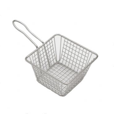 American Metalcraft MSQBSKT Stainless Steel 5" Square Fry Basket
