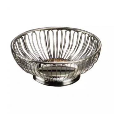 American Metalcraft OBS69 9" x 5 7/8" Oval Stainless Steel Basket