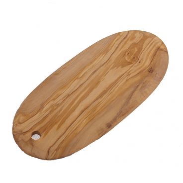 American Metalcraft OWPB16 Olive Wood Oval 16-1/8" x 7-1/8" x 1/2" Serving Board