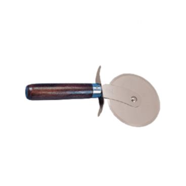 American Metalcraft PC7400 4" Diameter Stainless Steel Pizza Cutter with Wood Handle