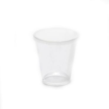 American Metalcraft PMC15 Mini Plastic Cup with Lid, 1.5 Oz