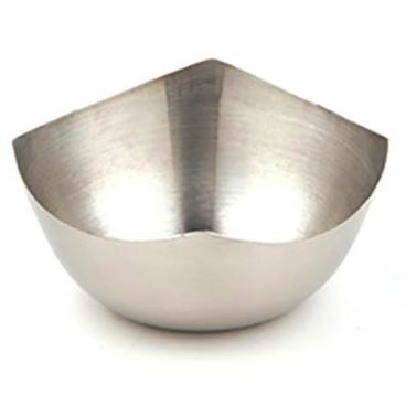 American Metalcraft SB325 Silver 3 oz 3 1/8 Inch Diameter Round Squound Solid Satin Finish Stainless Steel Snack Bowl / Sauce Cup