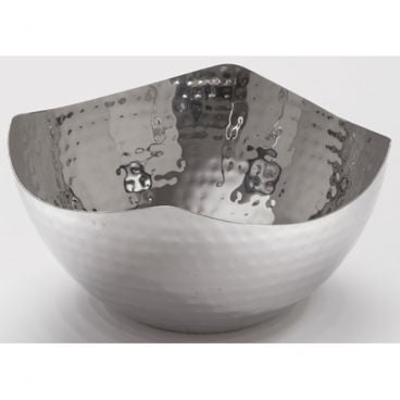 American Metalcraft SBH3 Silver 40 oz 7 Inch Diameter Round Squound Solid Hammered Finish Stainless Steel Bowl