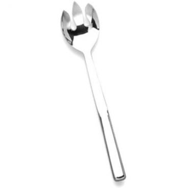 American Metalcraft SNP122 Belaire Stainless Steel 12" Notched Style Serving Spoon with Hollow Handle