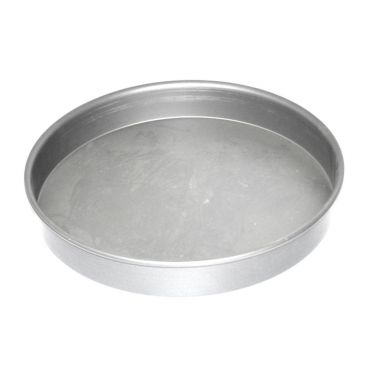 American Metalcraft T80101.5 10" x 1-1/2" Straight Sided Tin Plated Deep Dish Pizza Pan