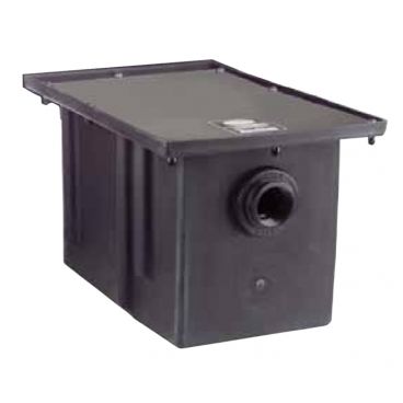 Ashland PolyTrap 4810 20 lb Capacity 10 GPM Plastic Grease Trap With 2" Threaded Connections And Flow Control Device