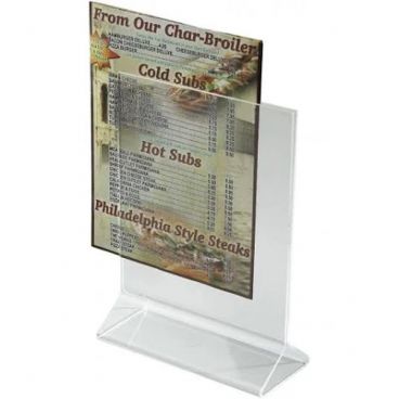 Winco ATCH-57 5" x 7" Tabletop Displayette