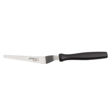 Ateco 1317 4-3/4" Blade Tapered Offset Baking / Icing Spatula with Plastic Handle